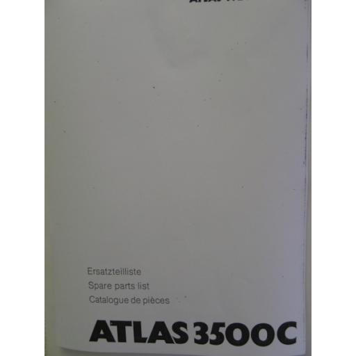 Atlas 3500C Parts Manual