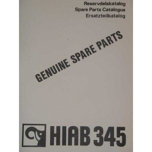 Hiab 345 Parts Manual