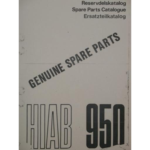 Hiab 950 Parts Manual