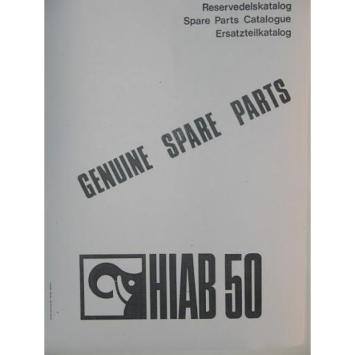 Hiab 50 Parts Manual