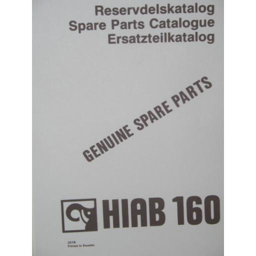 Hiab 160 Parts Manual