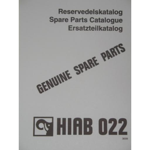 Hiab 022 Parts Manual