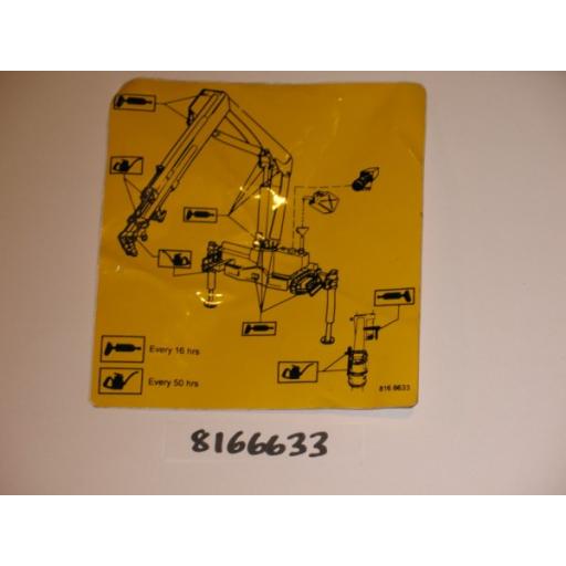 H8166633 Greasing Diagram Decal