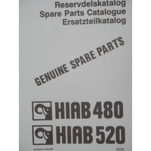 Hiab 480/520 Parts Manual