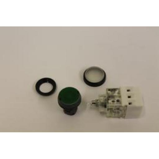 YE81291 Push Button, Green